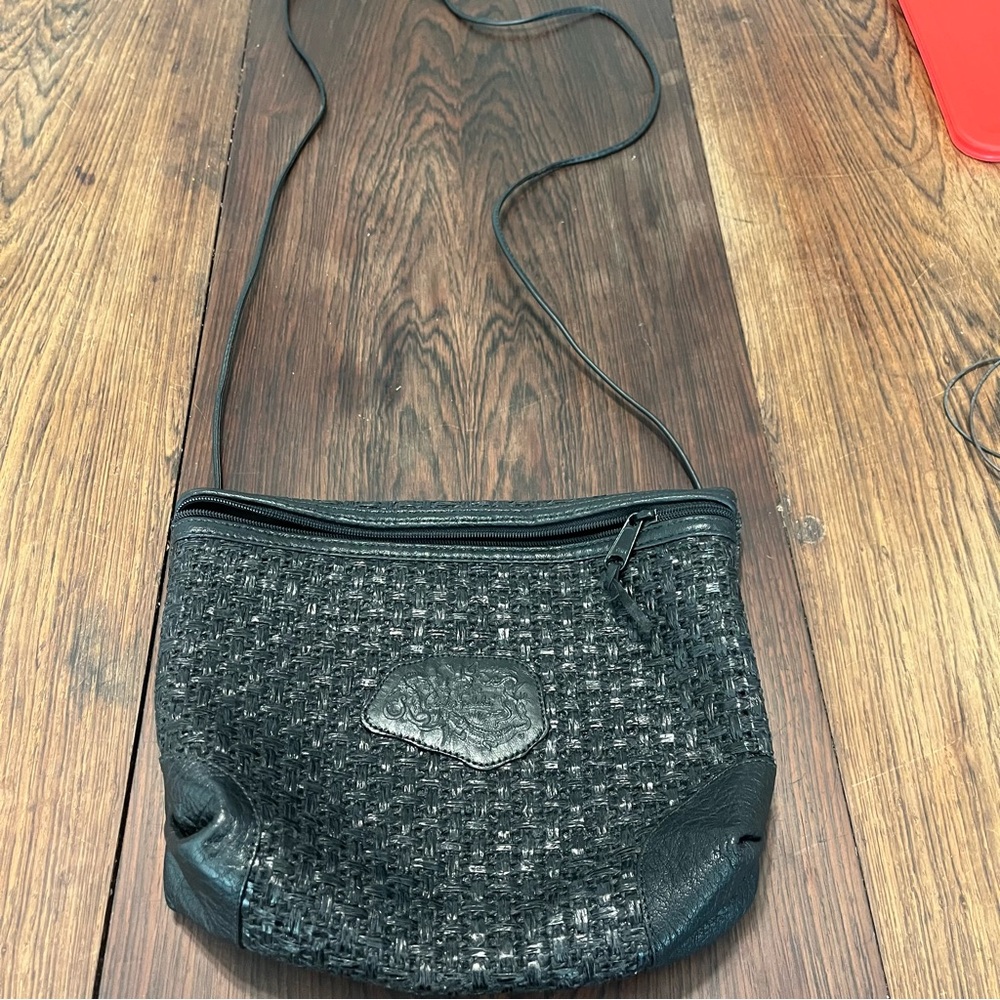 Vintage Carlos Falchi Leather Crossbody - Picture 1 of 4